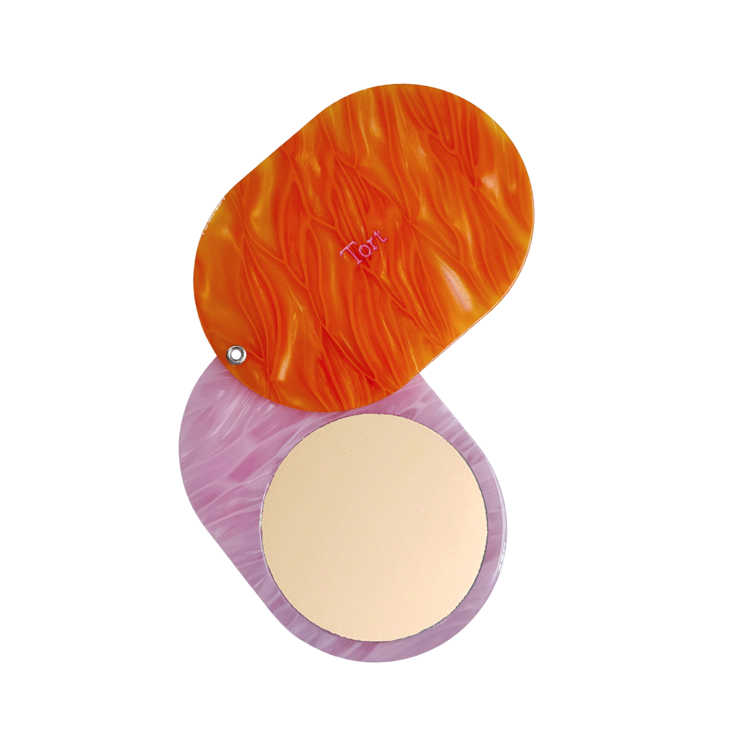 JAYA Mirror in Pink Flame
