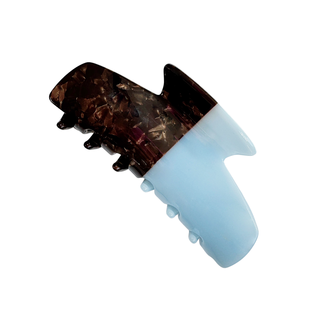 LORA XL clip in Blue Cacao