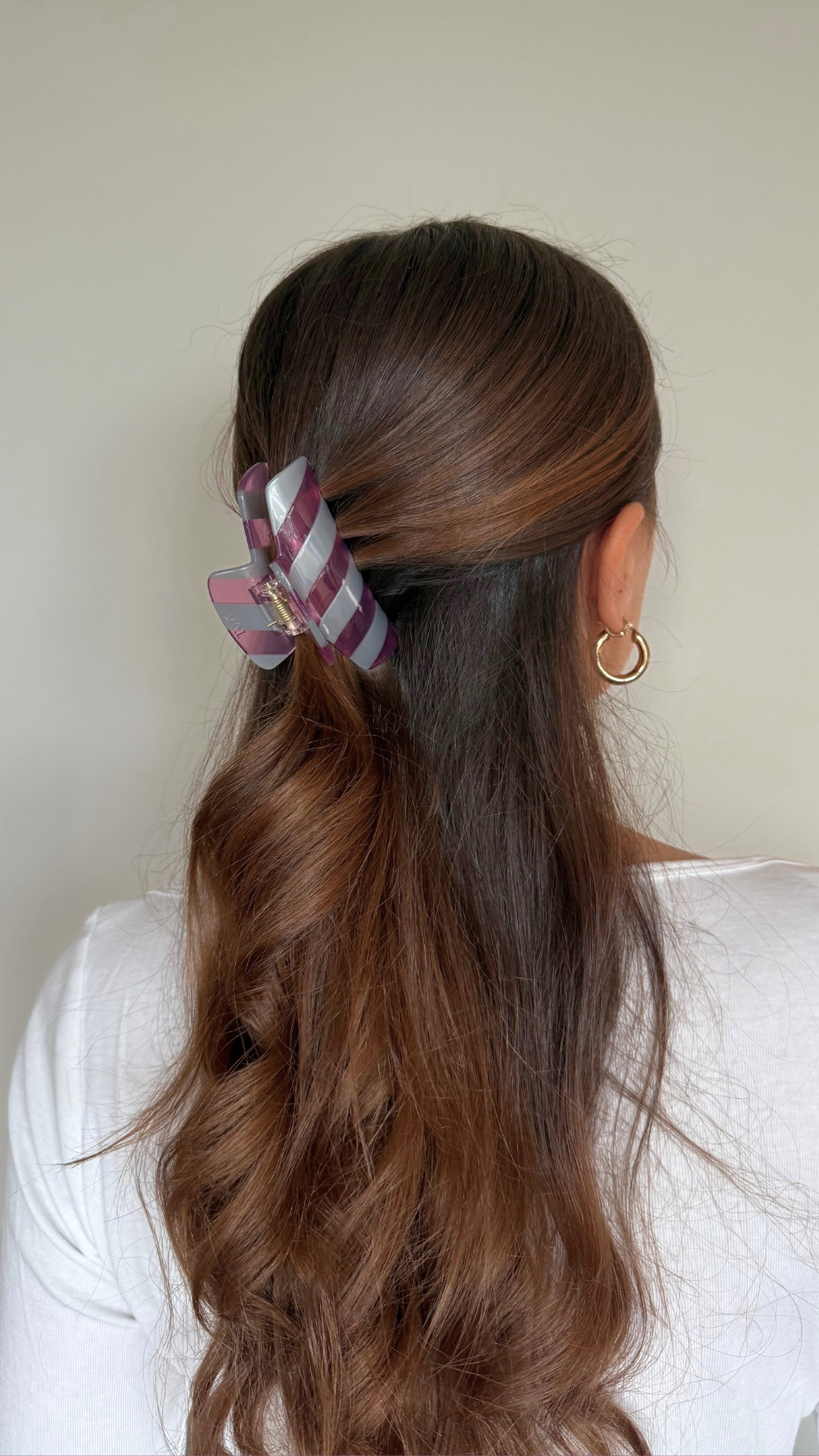 LORA clip in Metal Mauve