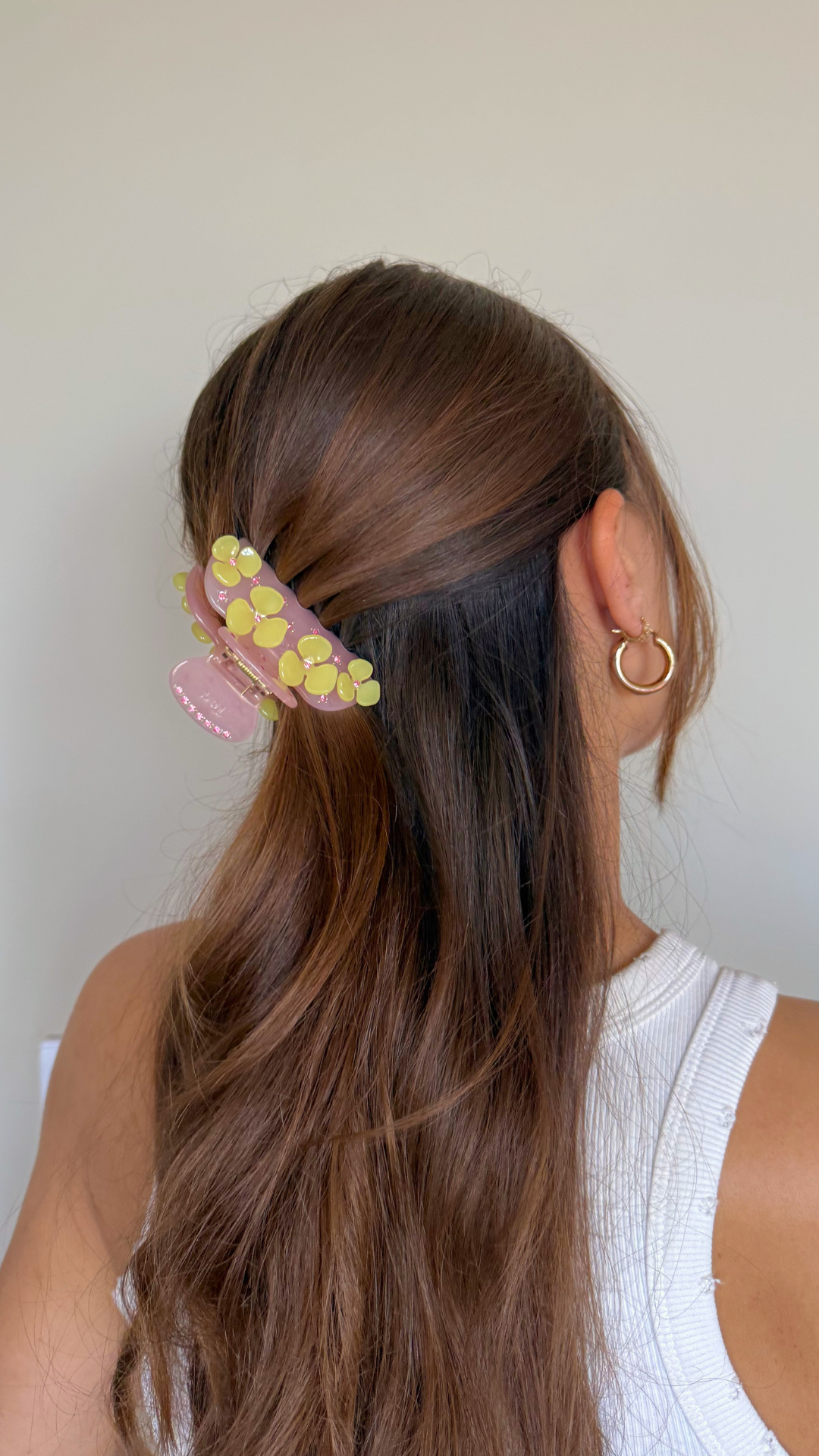 JOAN clip in Pink Limewash