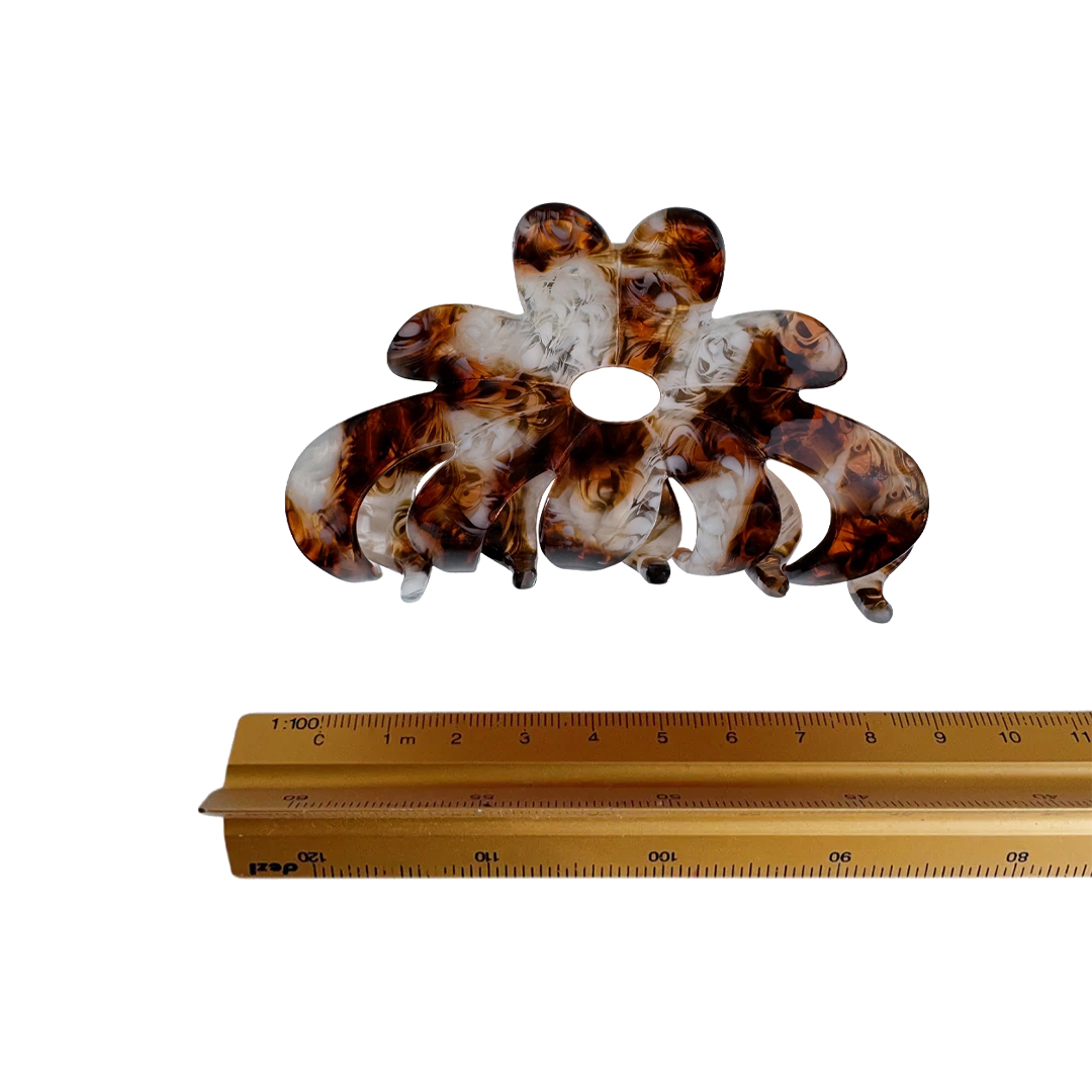AMMA clip in Coffee Swirl