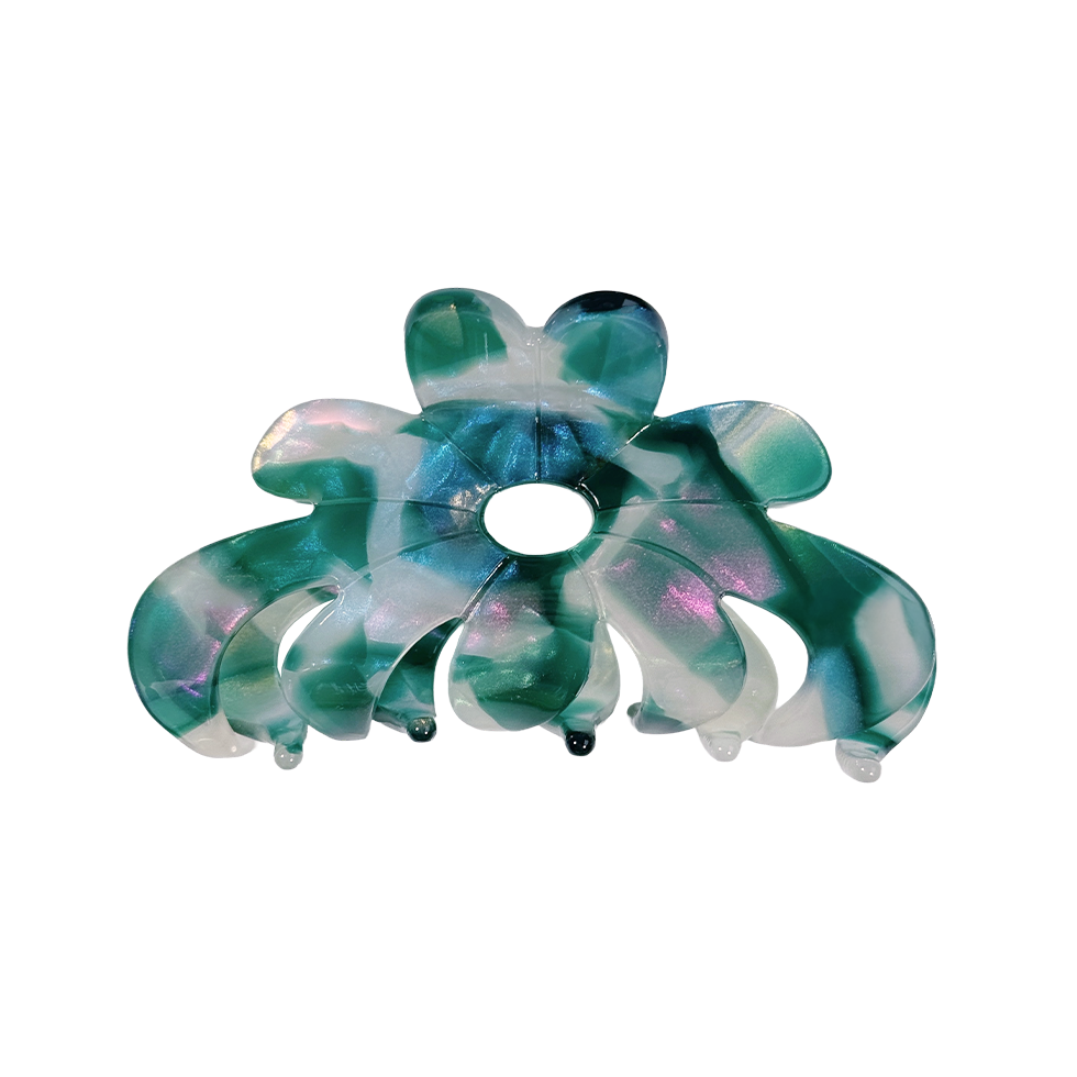AMMA clip in Iridescent Teal