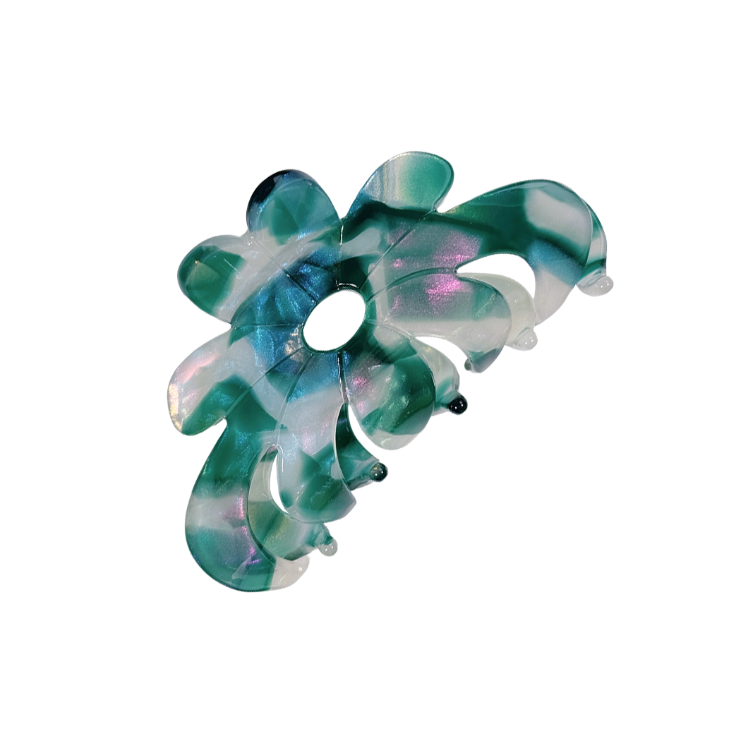 AMMA clip in Iridescent Teal
