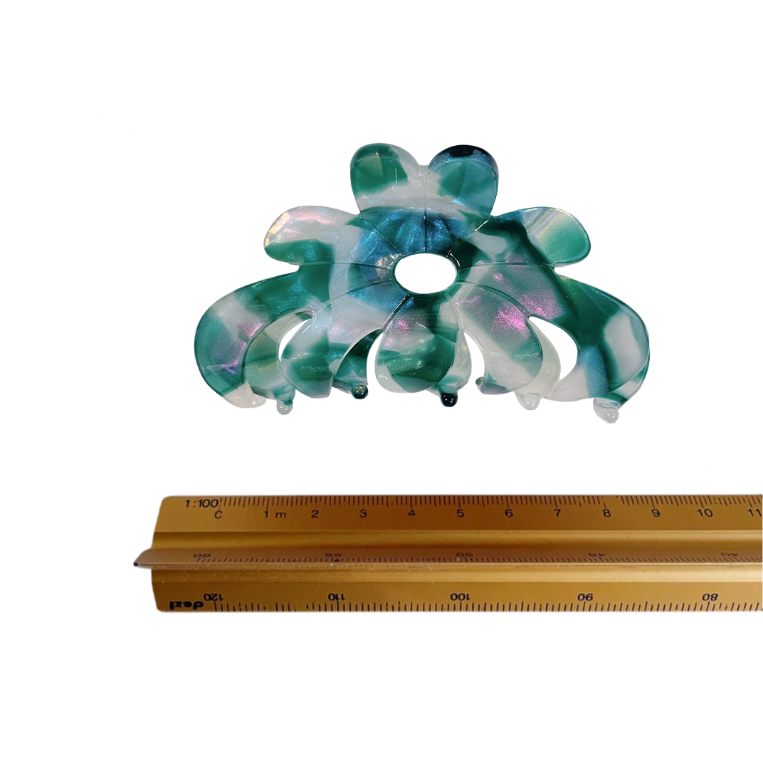 AMMA clip in Iridescent Teal