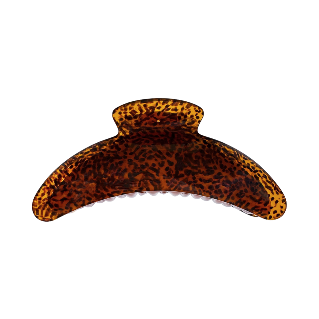 DEMI clip in Cheetah Glass