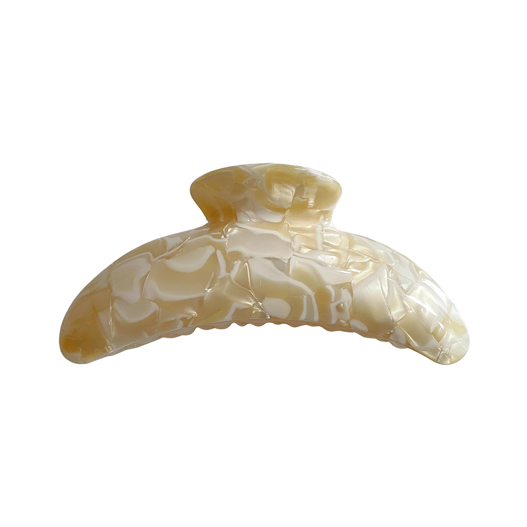 SAMPLE SALE: DEMI clip in Marbled Butter