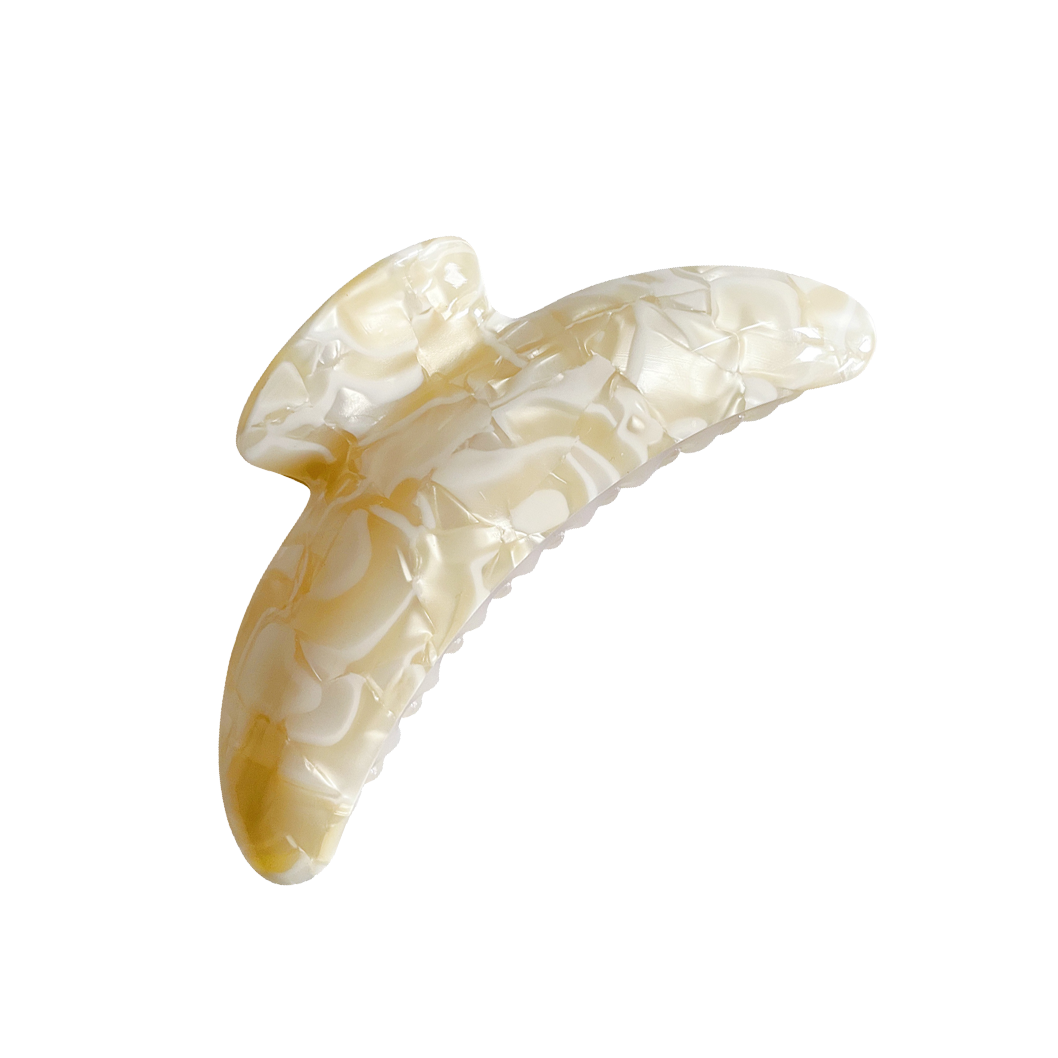 SAMPLE SALE: DEMI clip in Marbled Butter