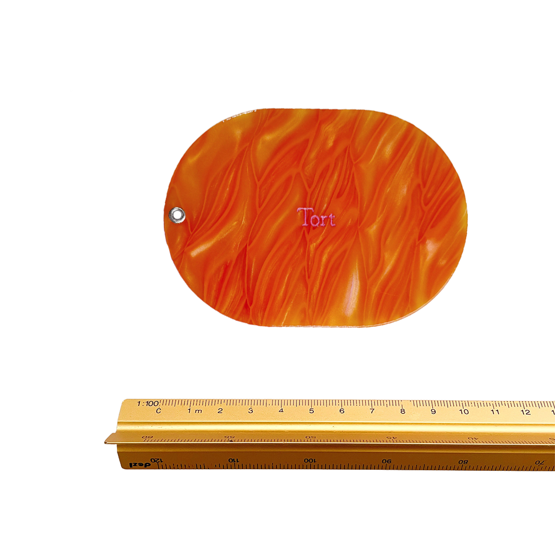 JAYA Mirror in Pink Flame
