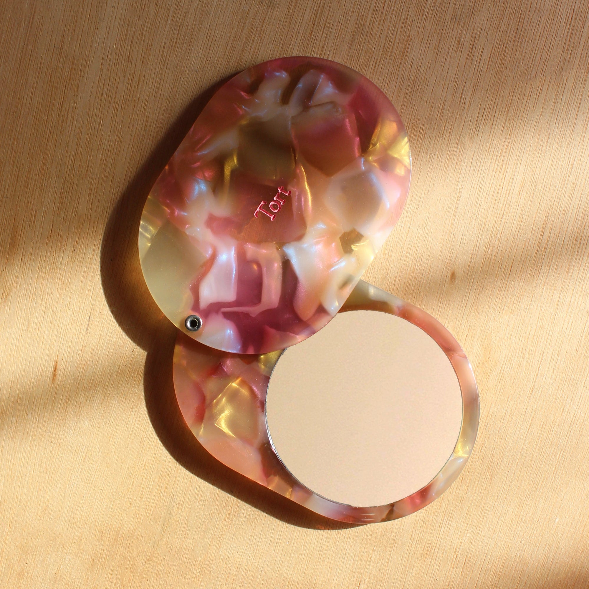 JAYA Mirror in Pink Prism