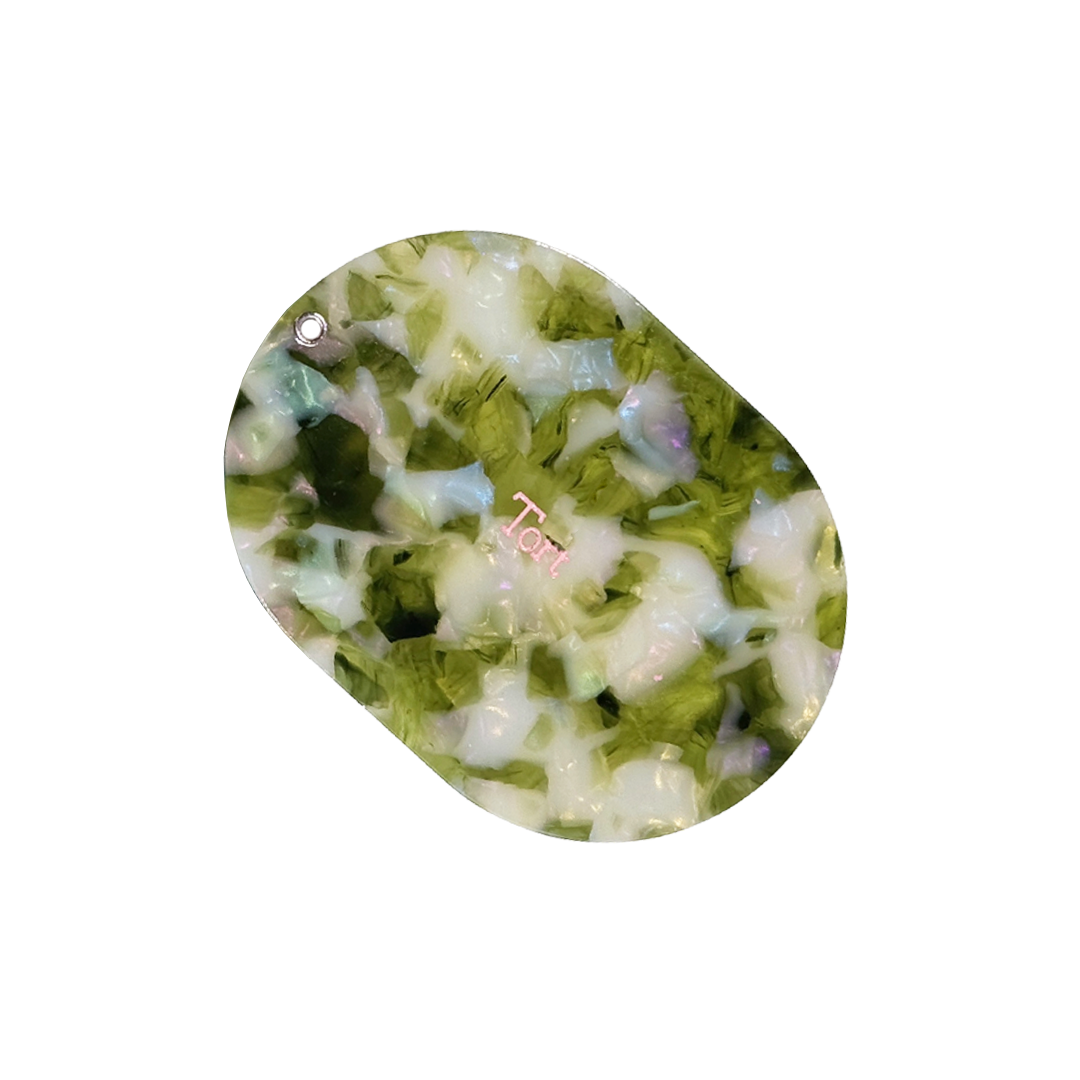 JAYA Mirror in Matcha Pearl