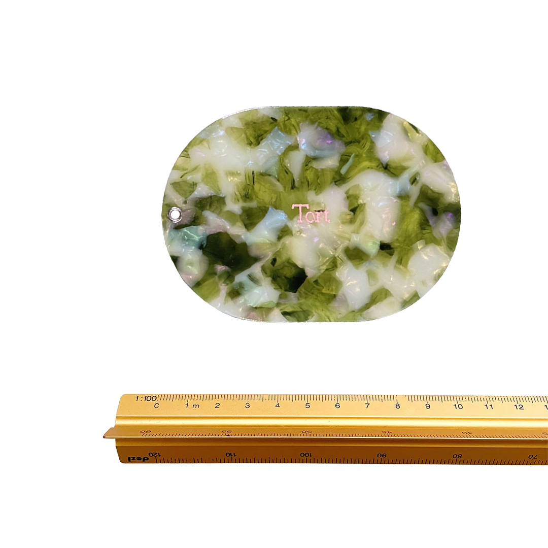 JAYA Mirror in Matcha Pearl