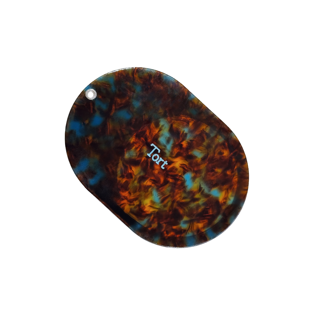 JAYA Mirror in Aqua Tortoiseshell