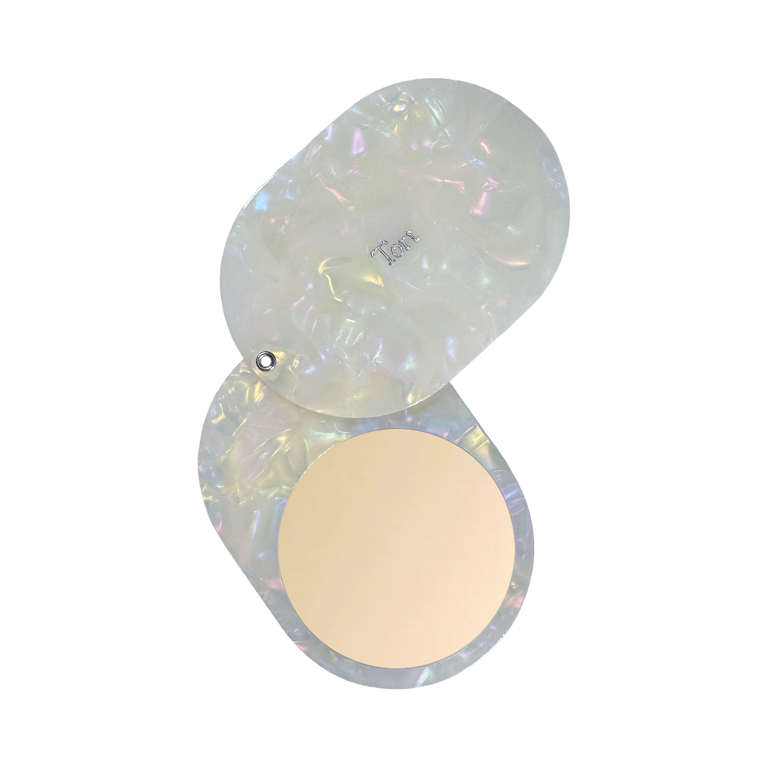 JAYA Mirror in Iridescent Pearl