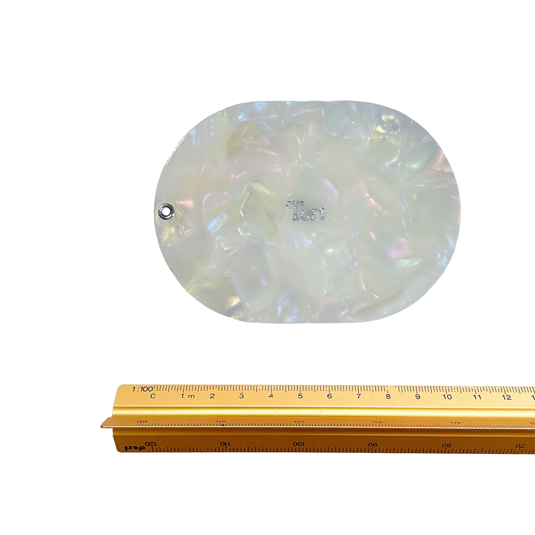 JAYA Mirror in Iridescent Pearl