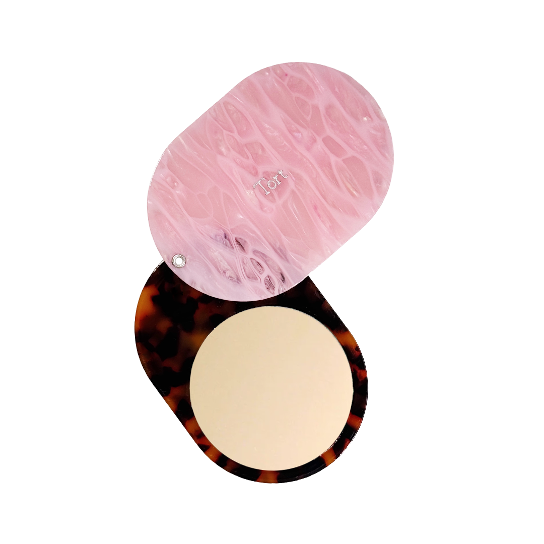 JAYA Mirror in Taffy Tortoiseshell