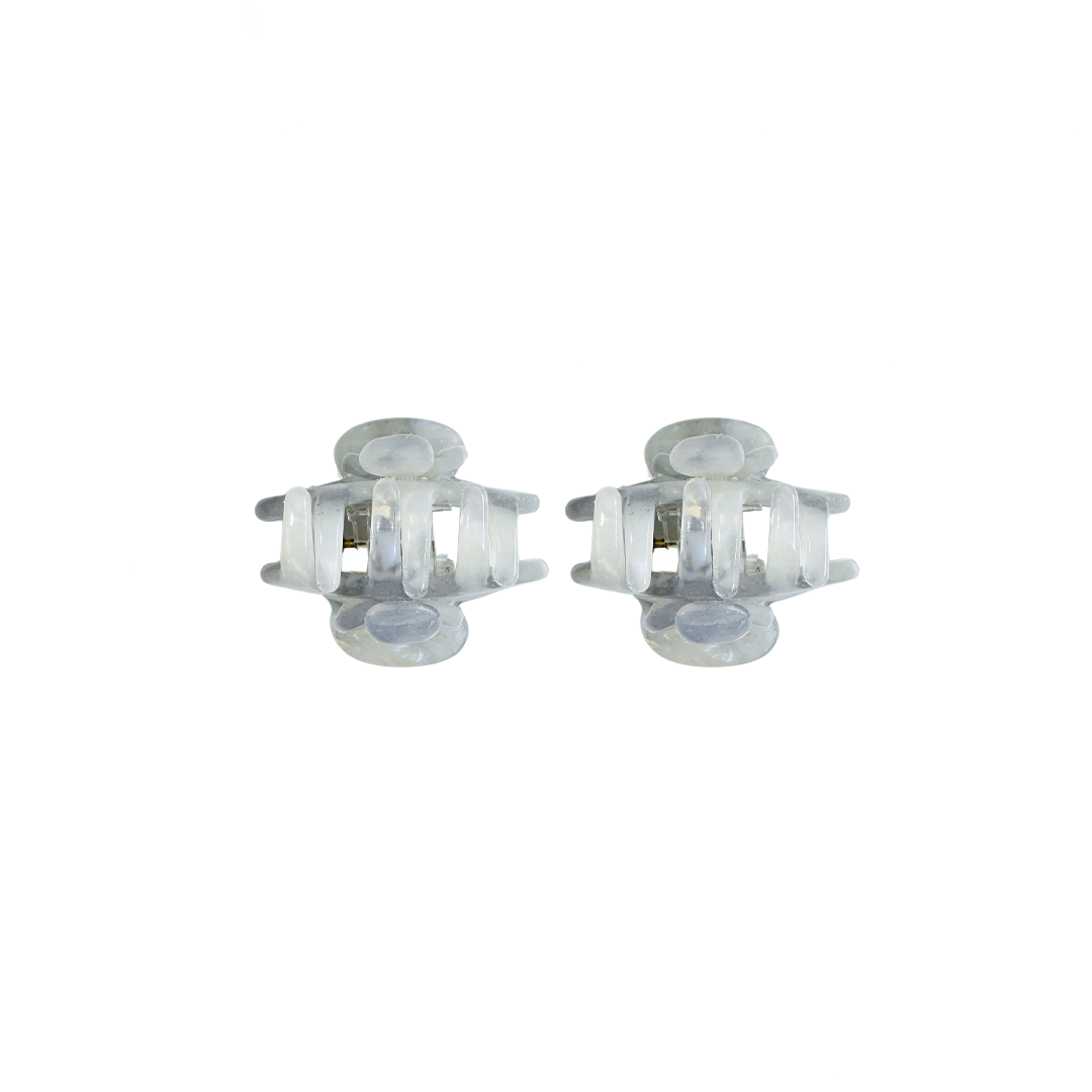 JOAN Bébé clip in White Shimmer