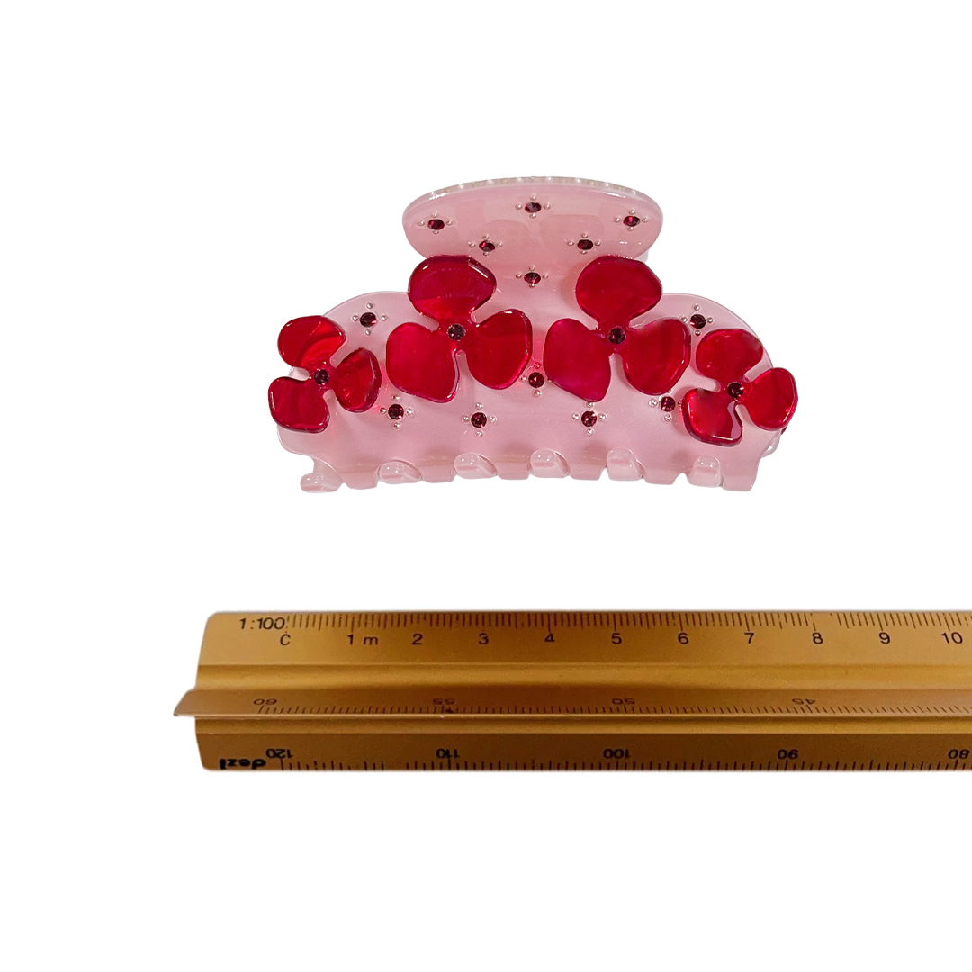 JOAN clip in Metallic Cherry Blossom