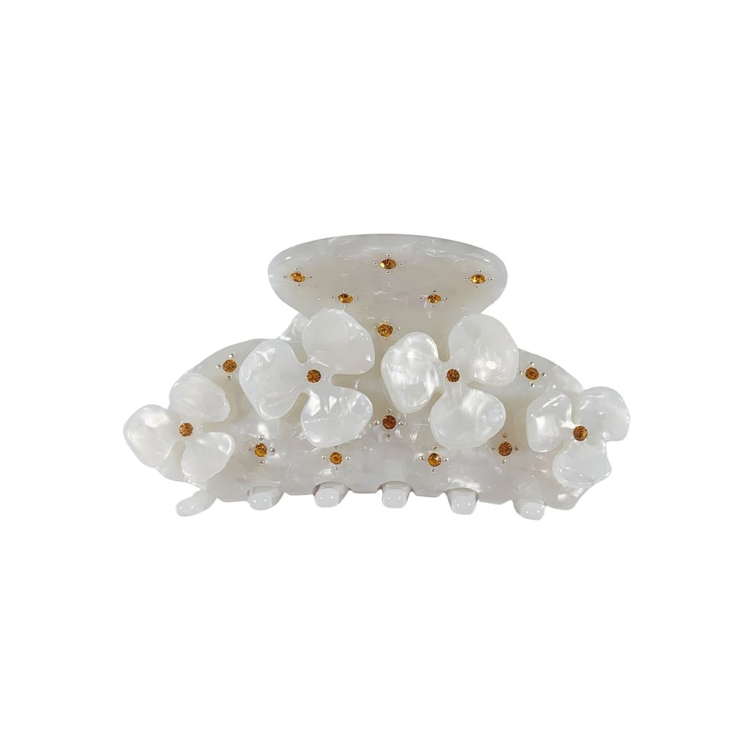 SAMPLE SALE: JOAN clip in Topaz Pearl