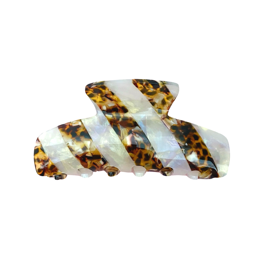 LORA XL clip in Iridescent Leopard