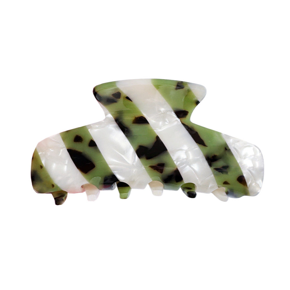 LORA XL clip in Olive Leopard