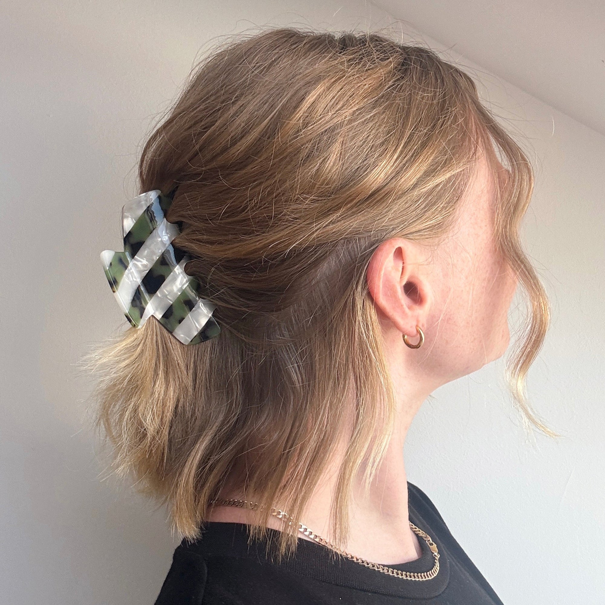 LORA clip in Olive Leopard