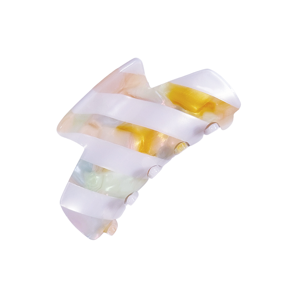 LORA clip in Metallic Pastel Marble