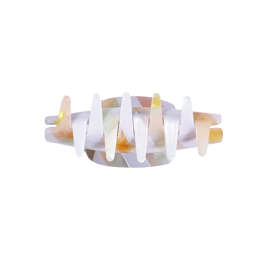 LORA clip in Metallic Pastel Marble