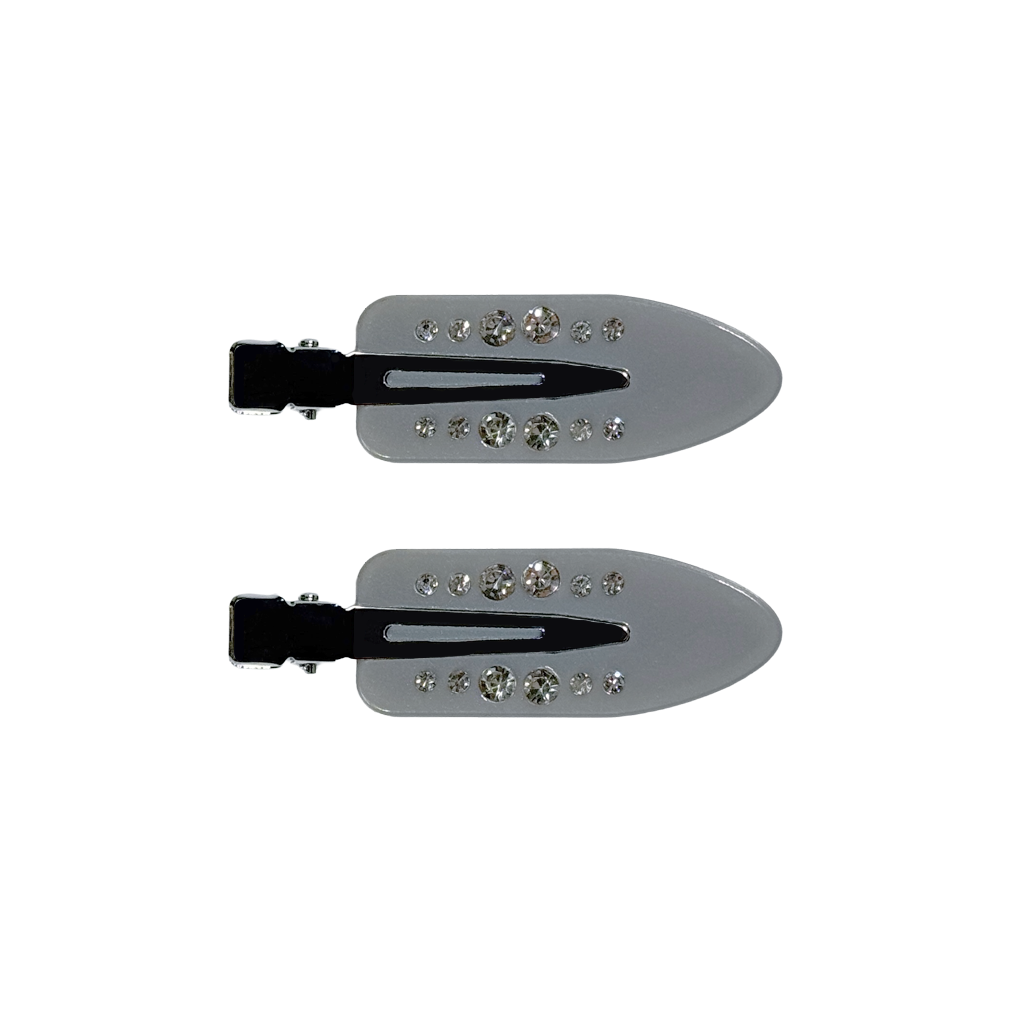 NORA clips in Jewelled Metal