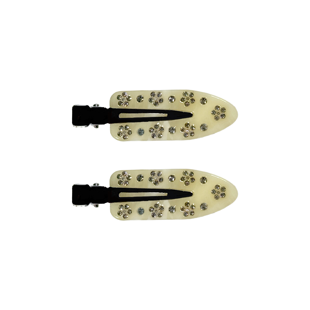 NORA clips in Jewelled Bleached Lemon