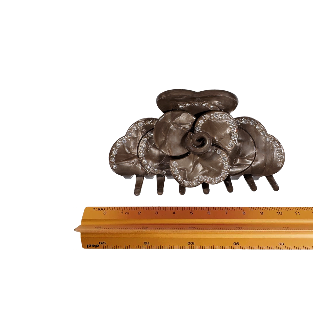 SUZY clip in Smoked Coffee