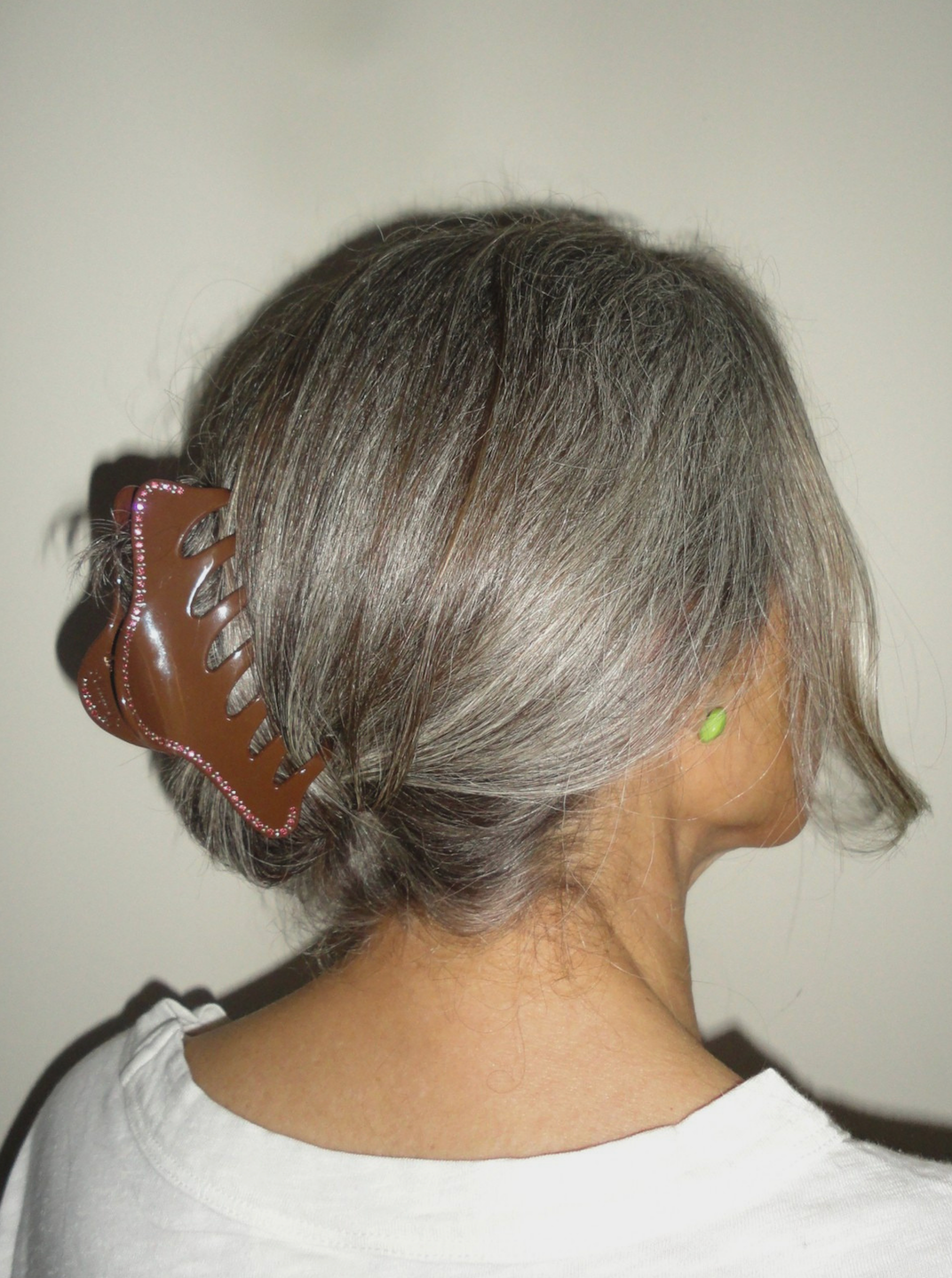 TORT X SHRIMPS HANA clip in Brown Jewelled Rose