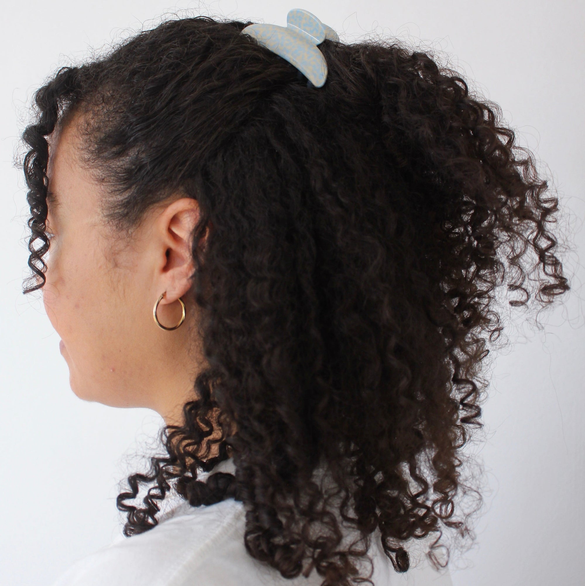 TOTO clip in Baby Blue Cheetah
