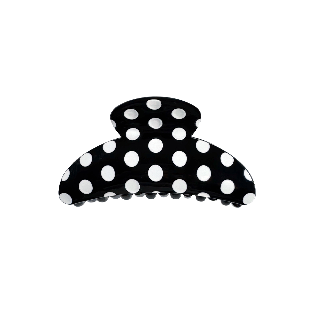 TOTO clip in Black Polka