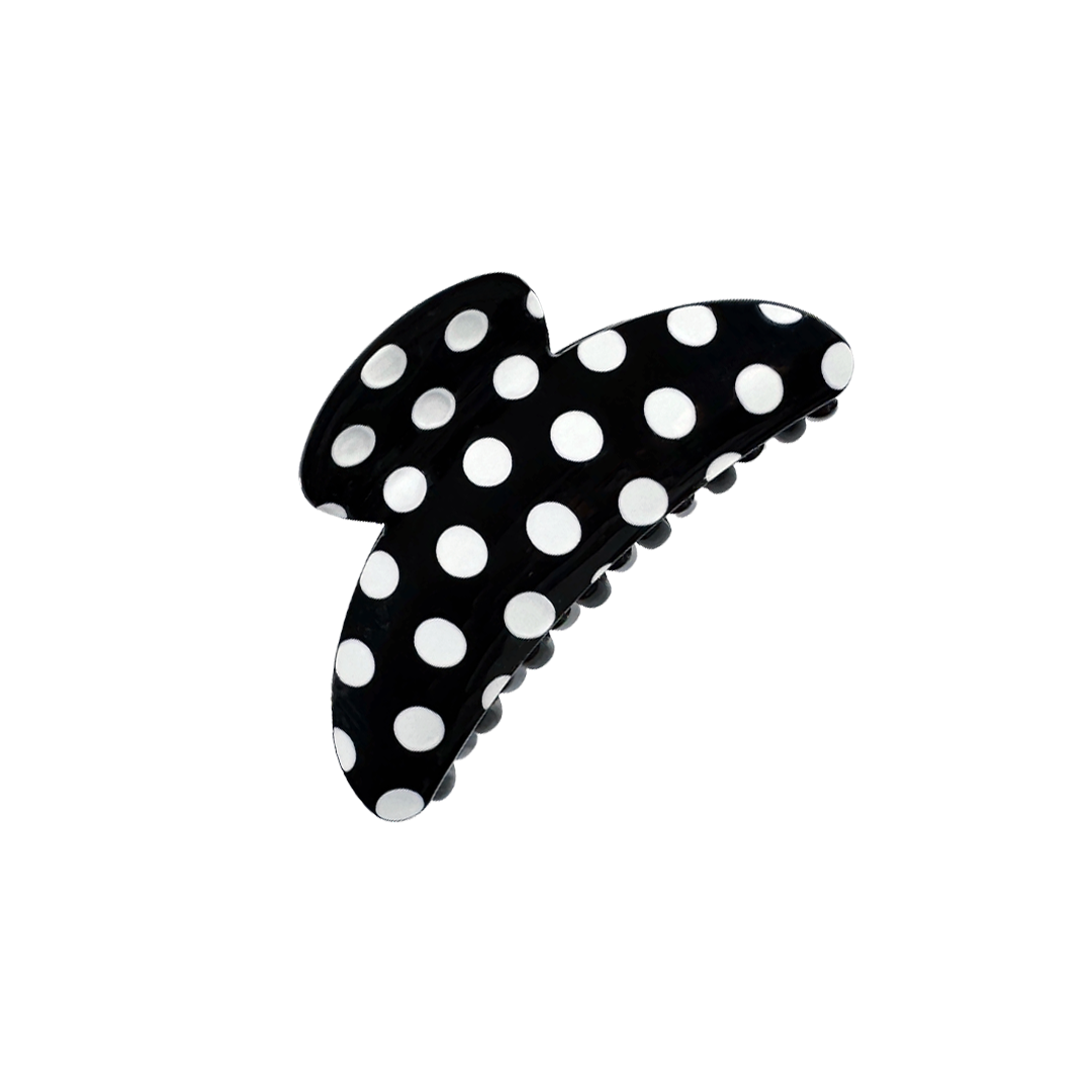 TOTO clip in Black Polka
