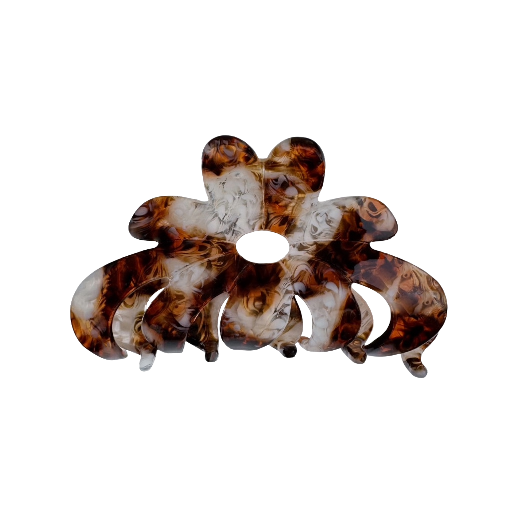 AMMA clip in Coffee Swirl