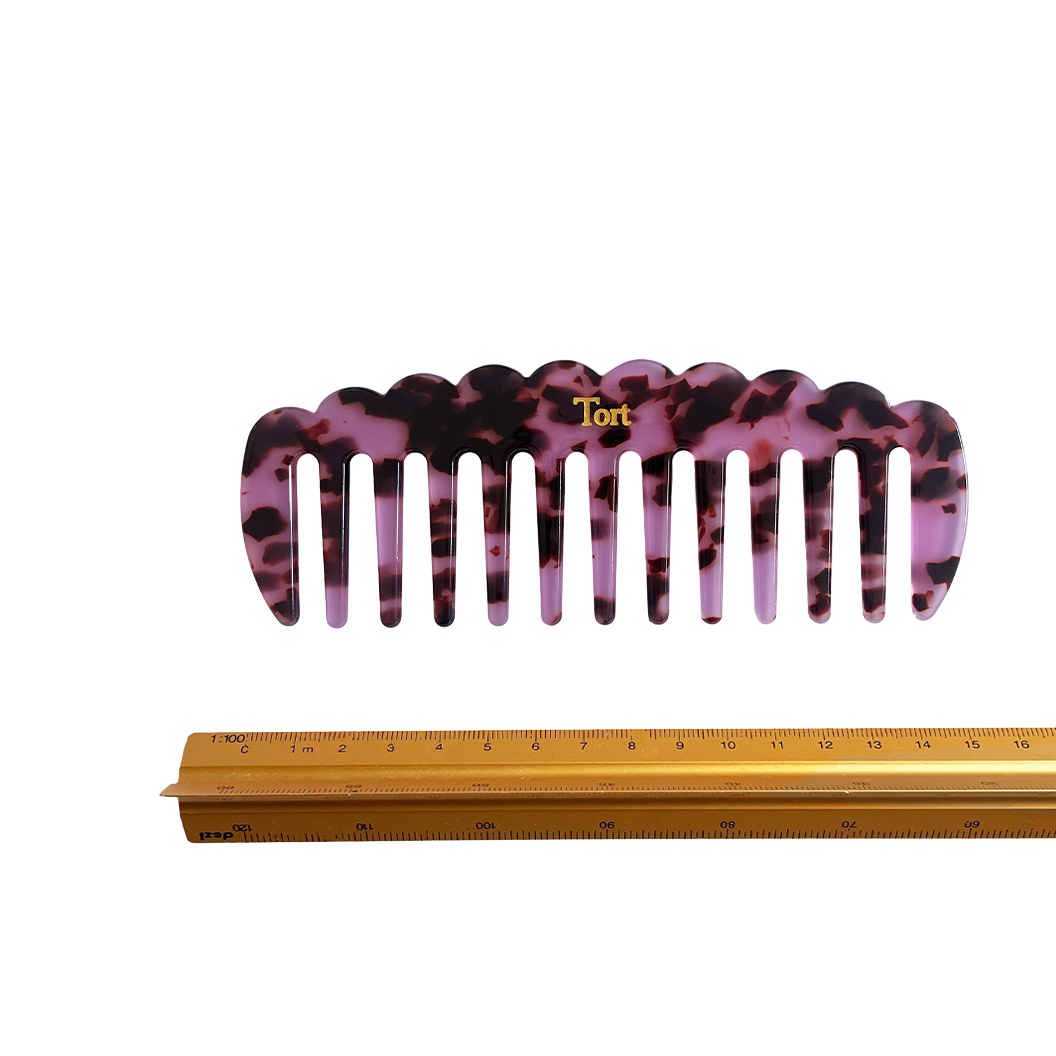LUCY Comb in Purple Leopard